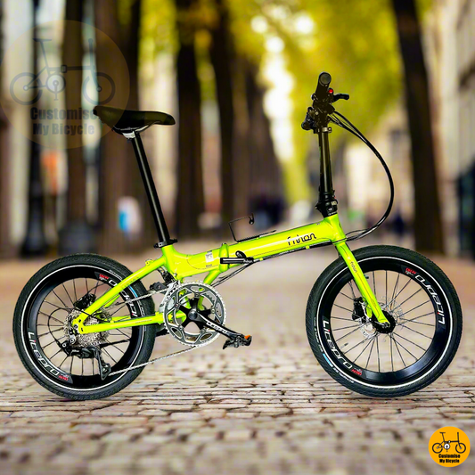 Fnhon Blast 20-inch Apple Green Foldable Bike with Shimano 105 R7000