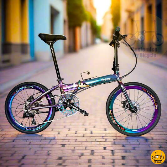 Fnhon Blast 22-Inch Foldie – Aurora Finish with a Sleek & Compact Design