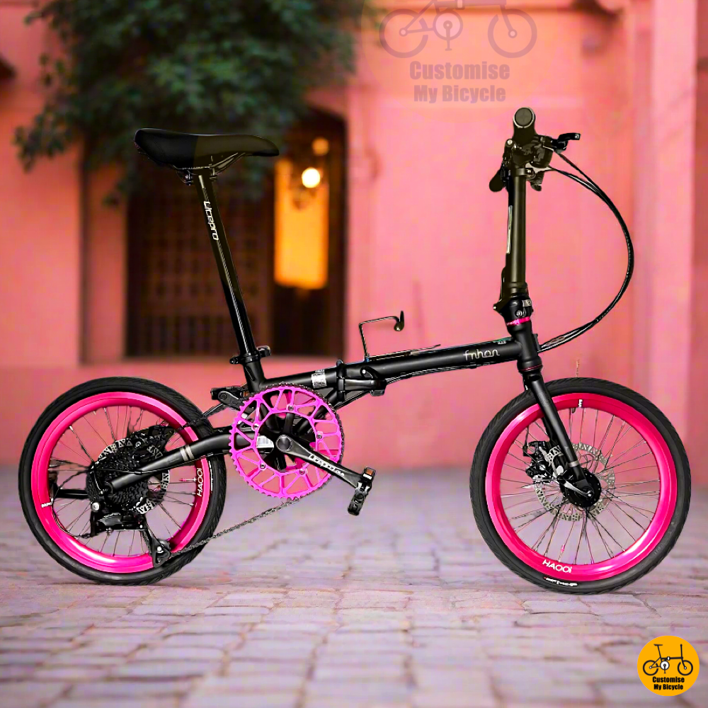 Fnhon Gust 18β β’ Shimano 9s β’ Matte Black + Pink