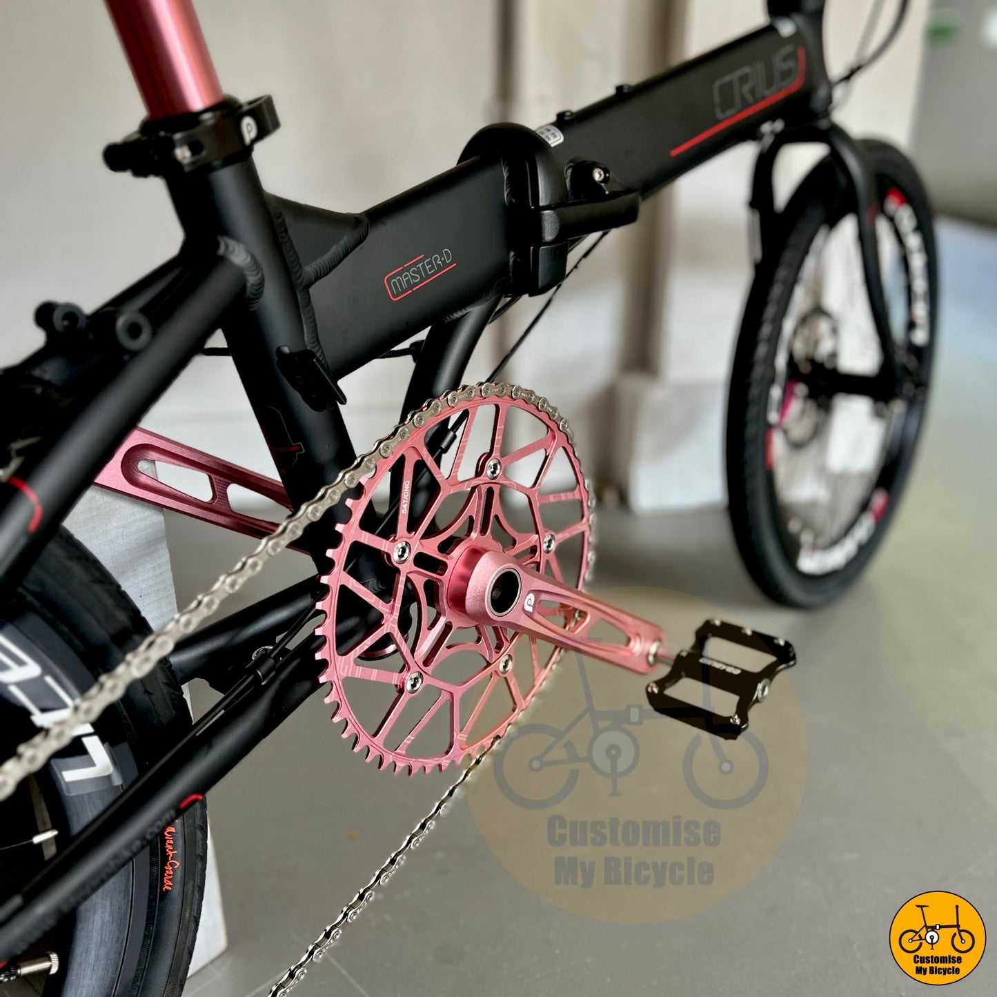 Crius 20β foldie with LITEPRO hollowtech chainring