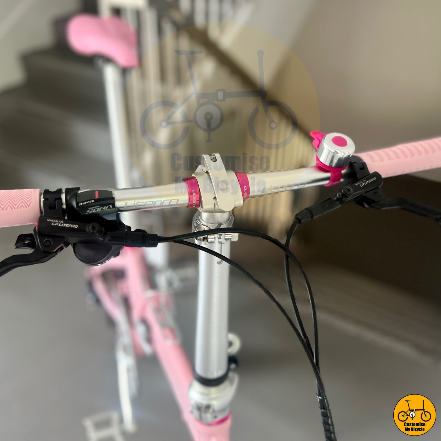 Pink Frame Crius Master 20-Inch Foldie β A Stylish & Compact Ride for Everyday Commuting