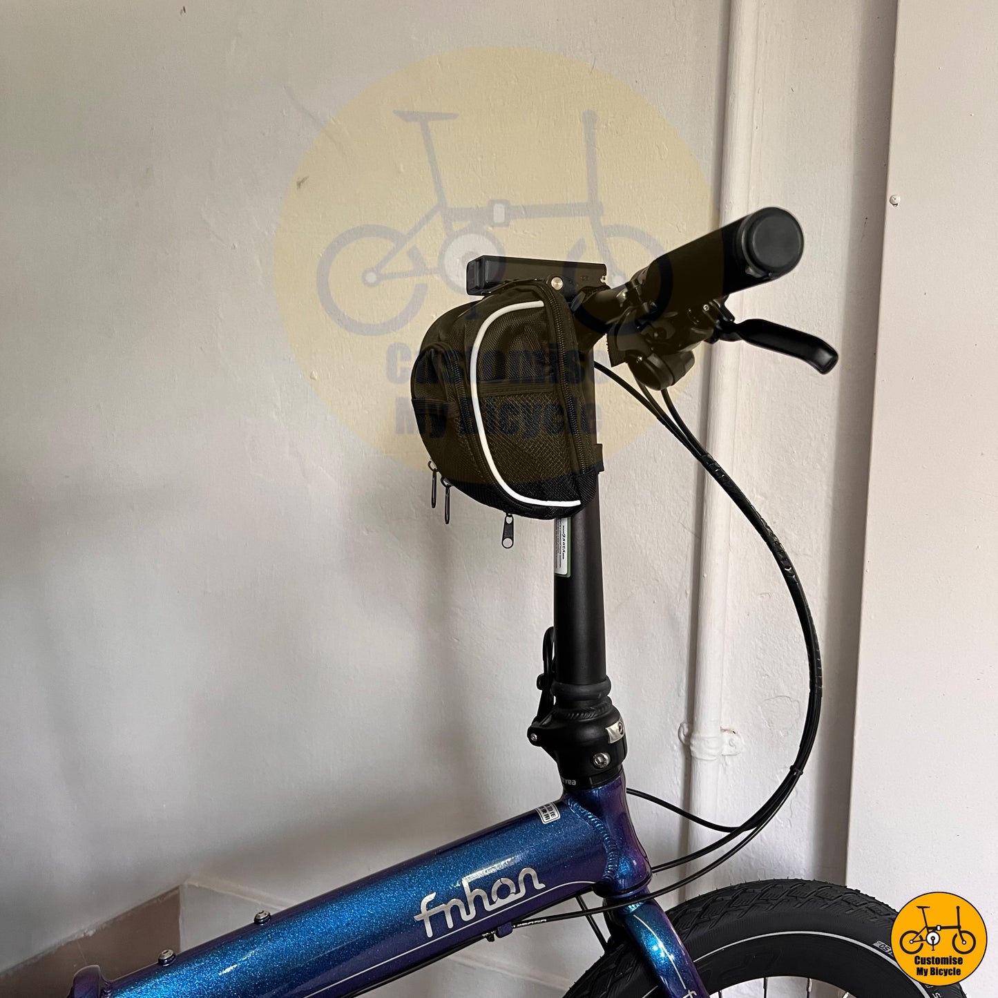 Chameleon Blue Fnhon Blast 20-Inch Folding Bike β A Stylish Choice for City Explorers