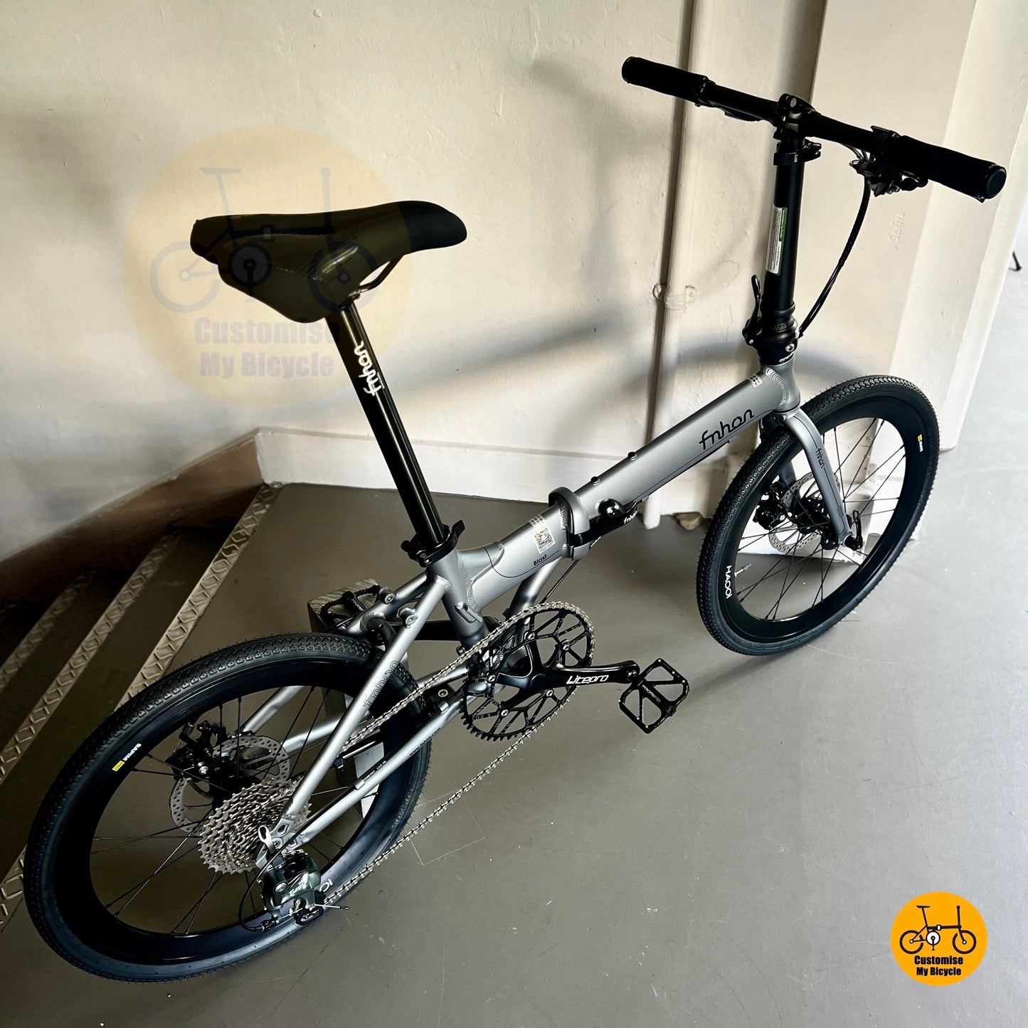 Fnhon folding bike with Litepro components