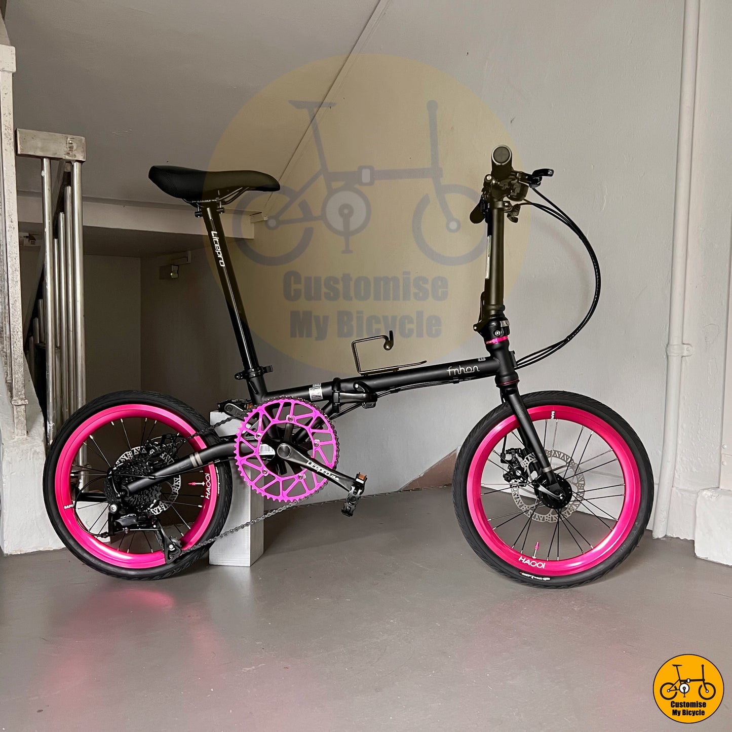 Fnhon Gust 18β β’ Shimano 9s β’ Matte Black + Pink