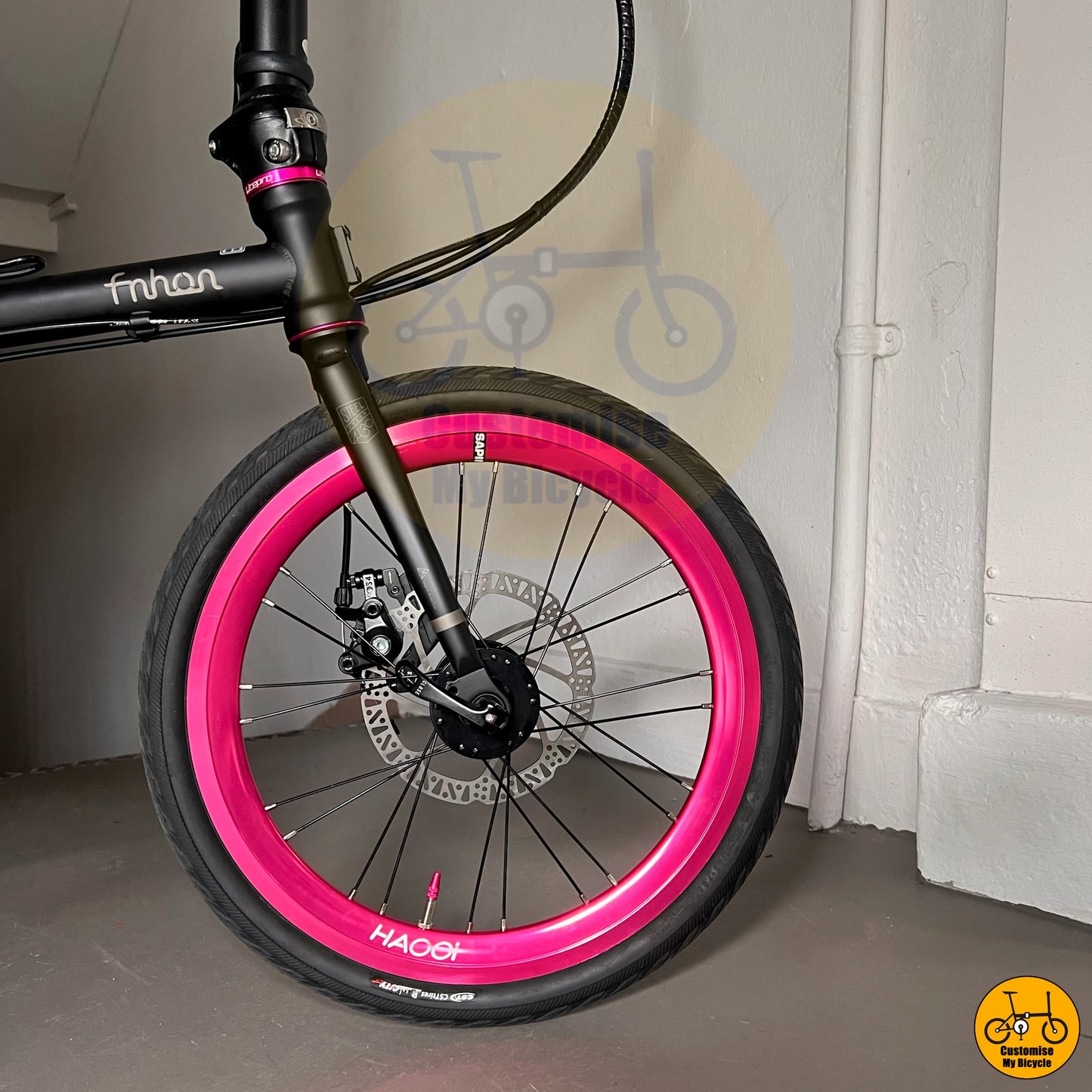 Fnhon Gust 18β β’ Shimano 9s β’ Matte Black + Pink