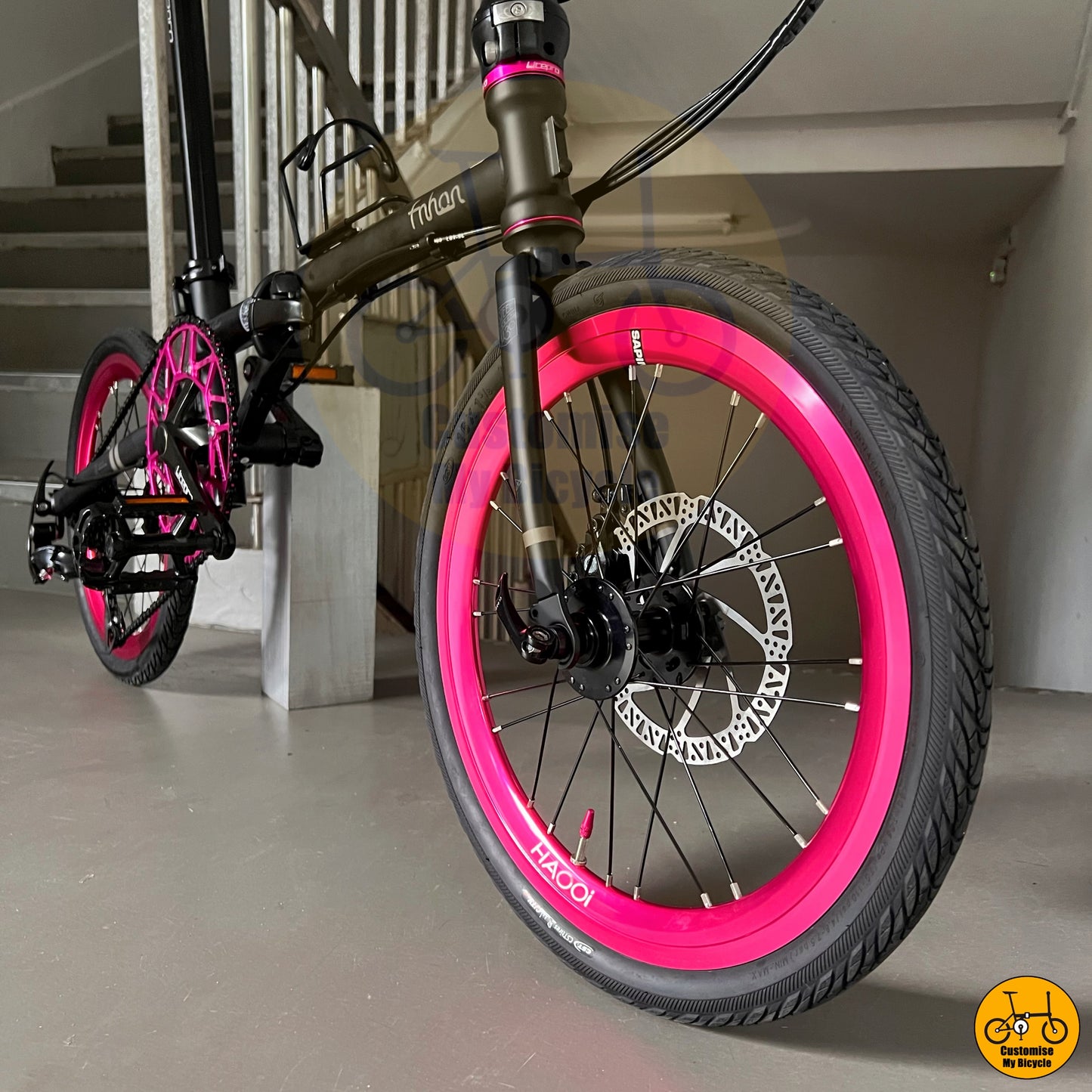 Fnhon Gust 18β β’ Shimano 9s β’ Matte Black + Pink