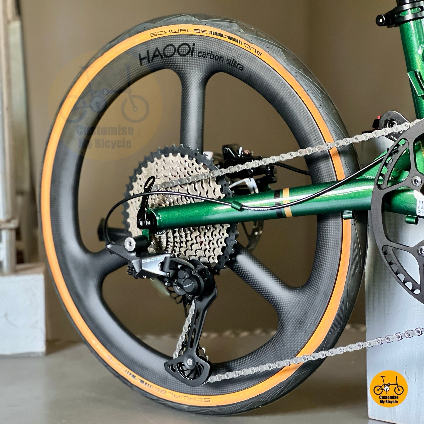 Performance folding bicycle Fnhon Gust 22 inch Shimano Deore 12s