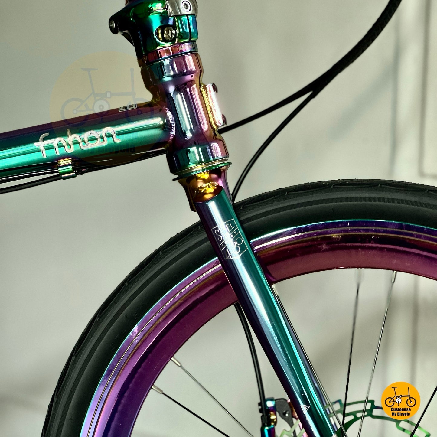 Fnhon Gust 22 inch Oil Slick with Litepro wheels