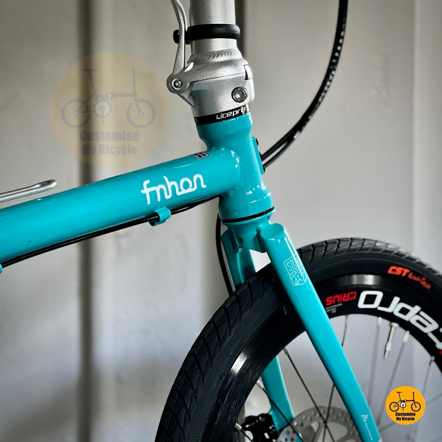 Fnhon Gust 20 inch blue frame black wheels