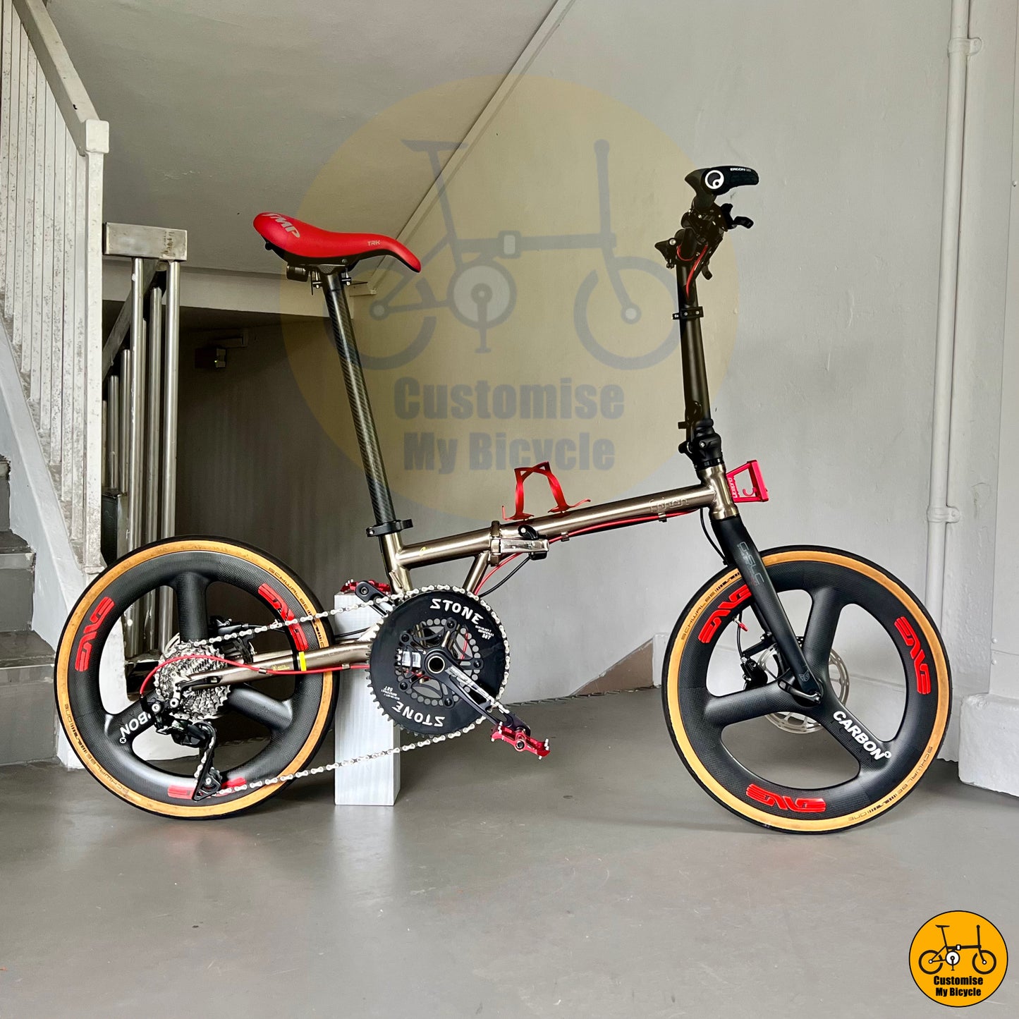 Fnhon Gust 20-inch Foldie β Premium City Bike Alternative to Tern & Birdy