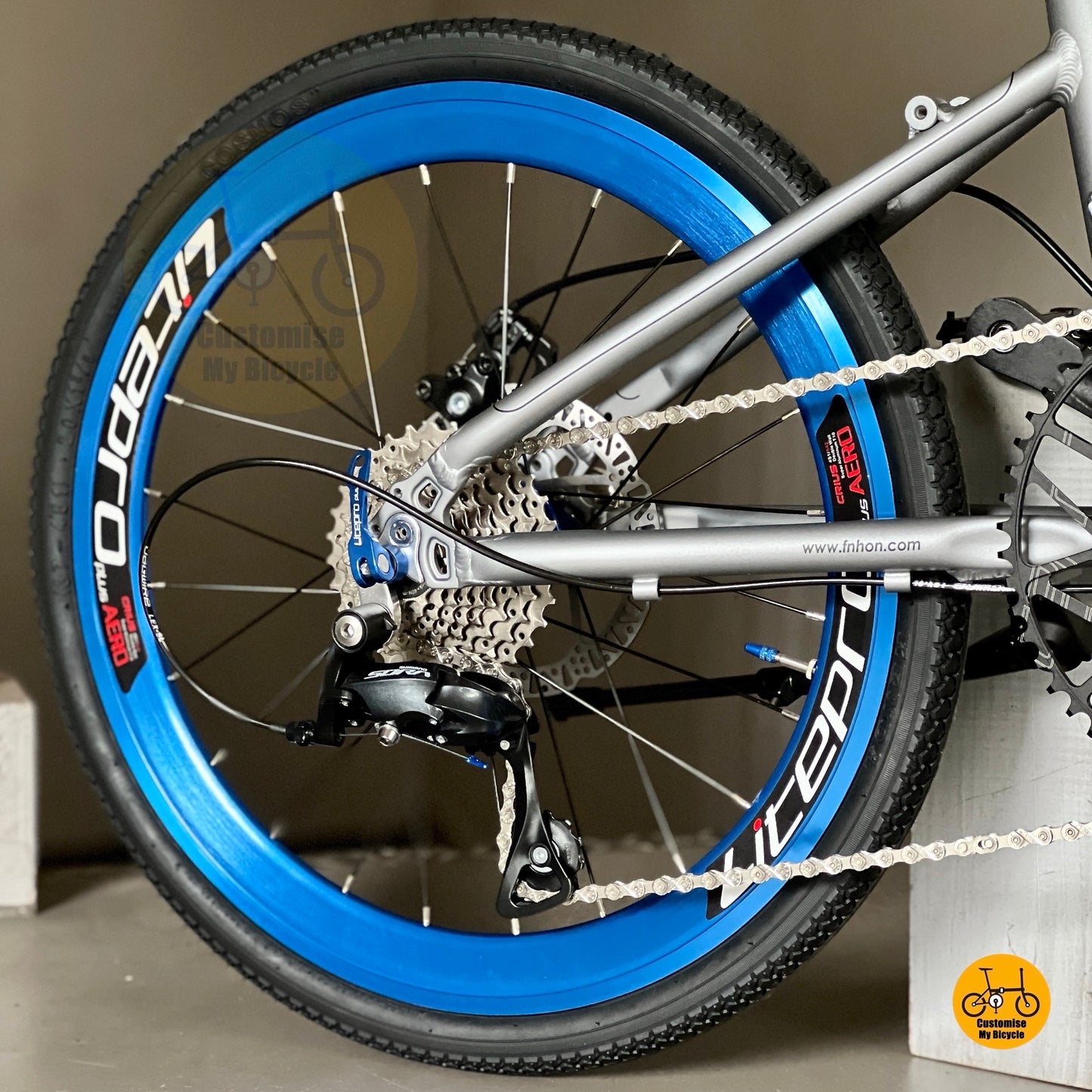Fnhon Monsoon 22" β’ Shimano 9s β’ Battleship Grey