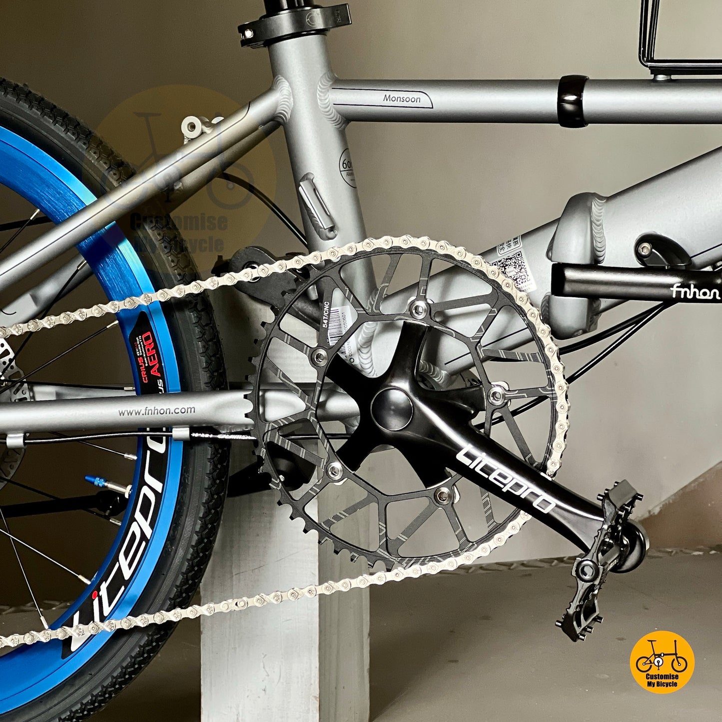 Fnhon Monsoon 22" β’ Shimano 9s β’ Battleship Grey