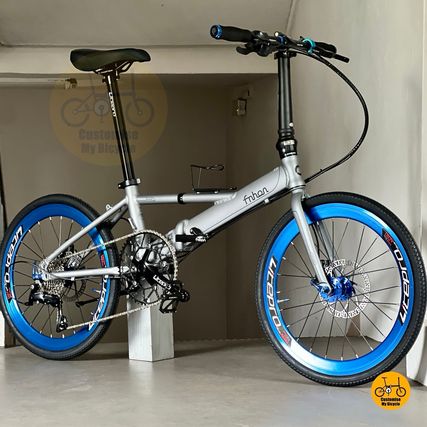 Fnhon Monsoon 22" β’ Shimano 9s β’ Battleship Grey