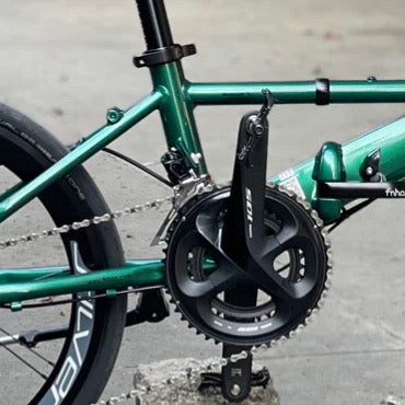 Shimano 105 Crank Fnhon Monsoon 22-Inch Foldable Bicycle β Built for Speed & Efficiency
