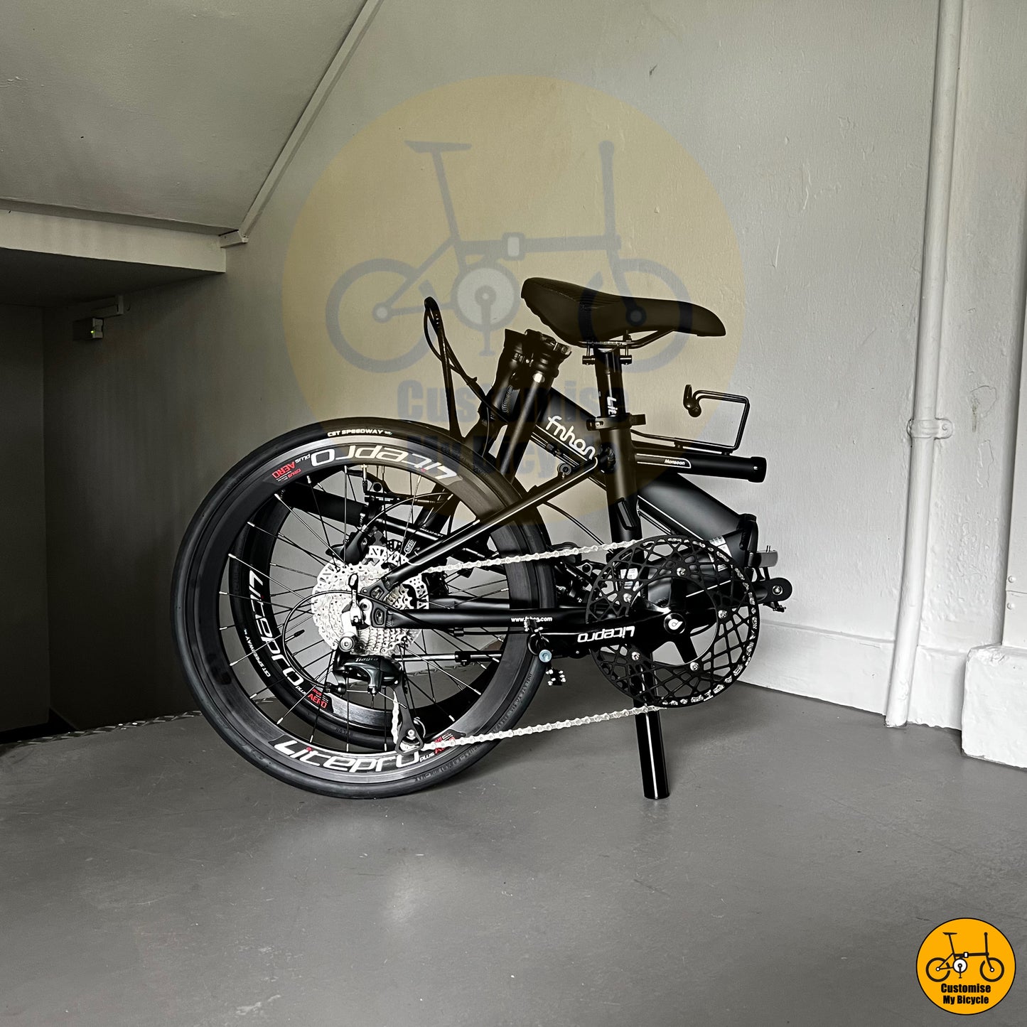 Low Profile Commuter Fnhon Monsoon 22-Inch Foldie β Built for Smooth Rides & Efficiency