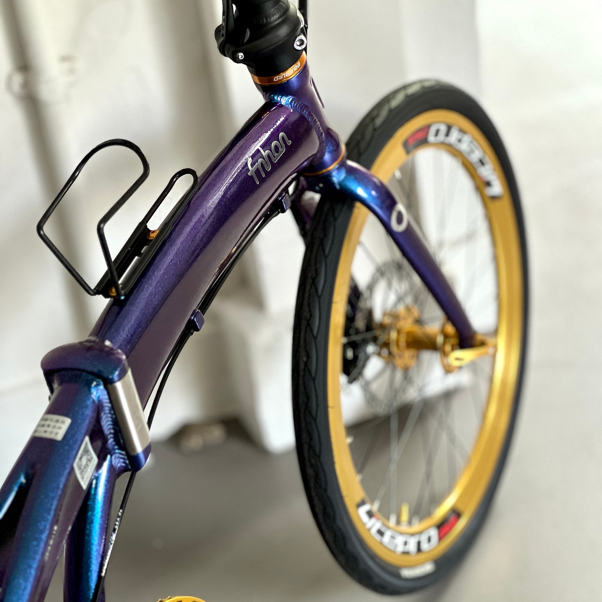 Litepro wheels on Fnhon Tornado 22in Chameleon Blue