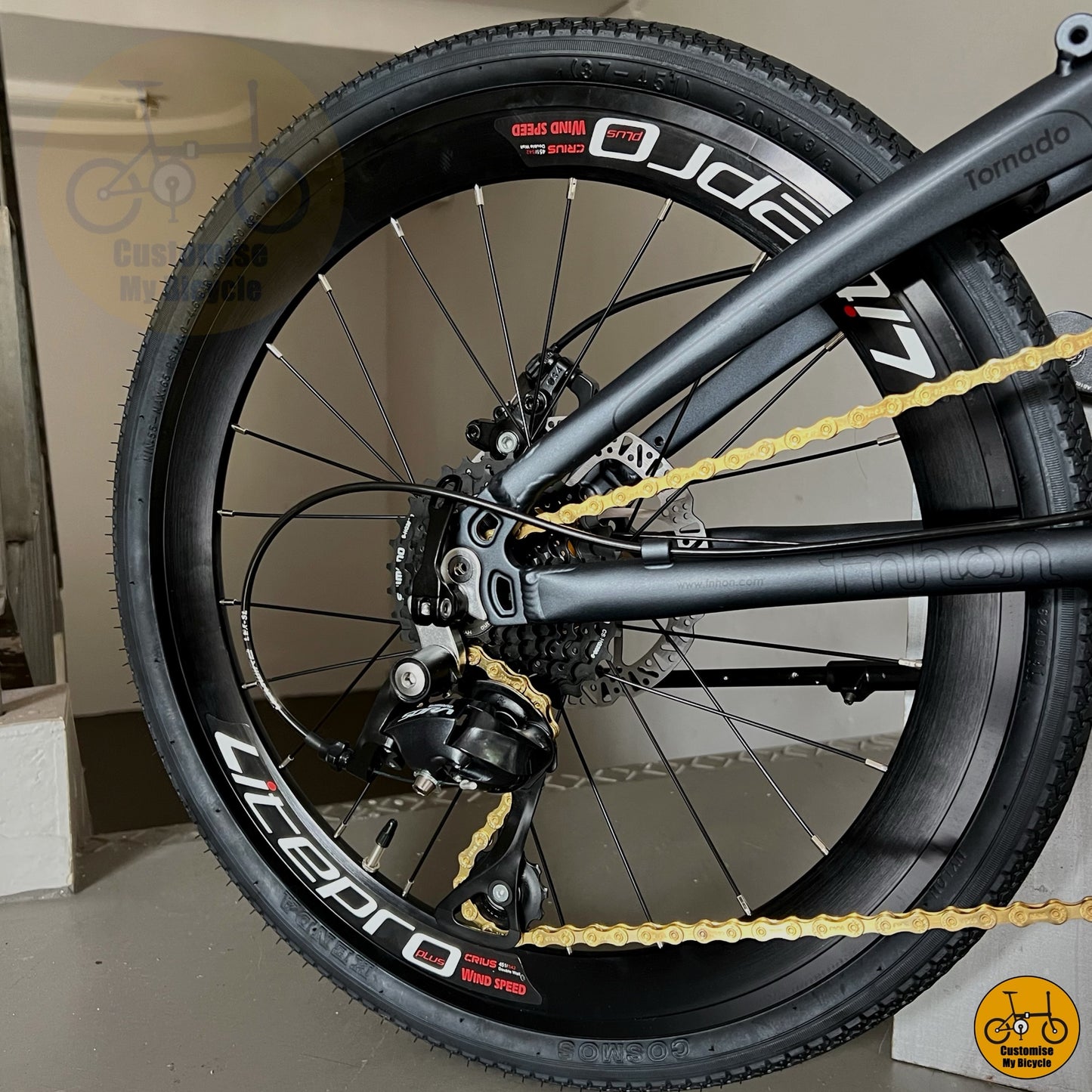 Litepro aero wheels on custom Fnhon Tornado
