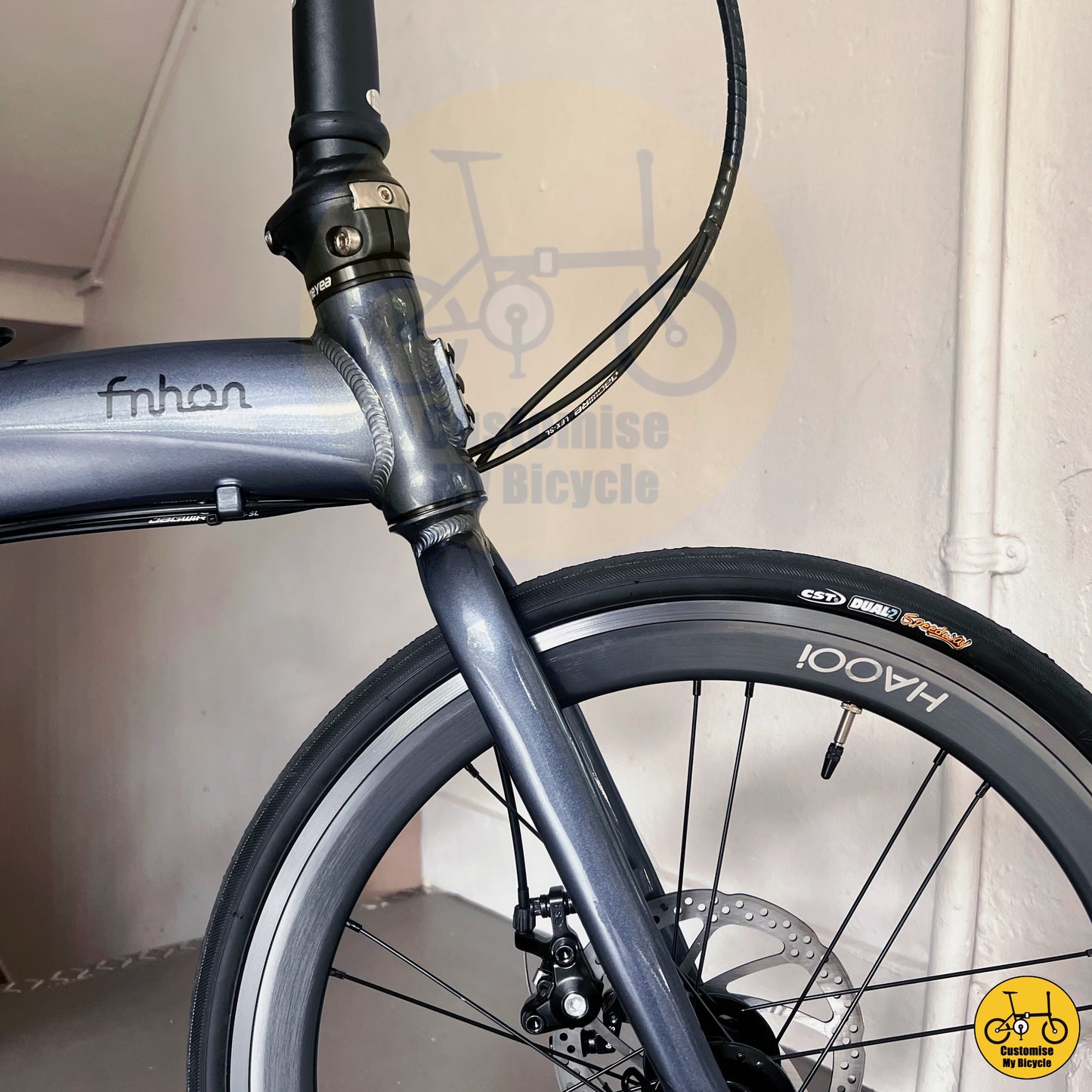 Stylish & Practical Folding Bike β Galaxy Grey Frame with Sleek Grey Wheels