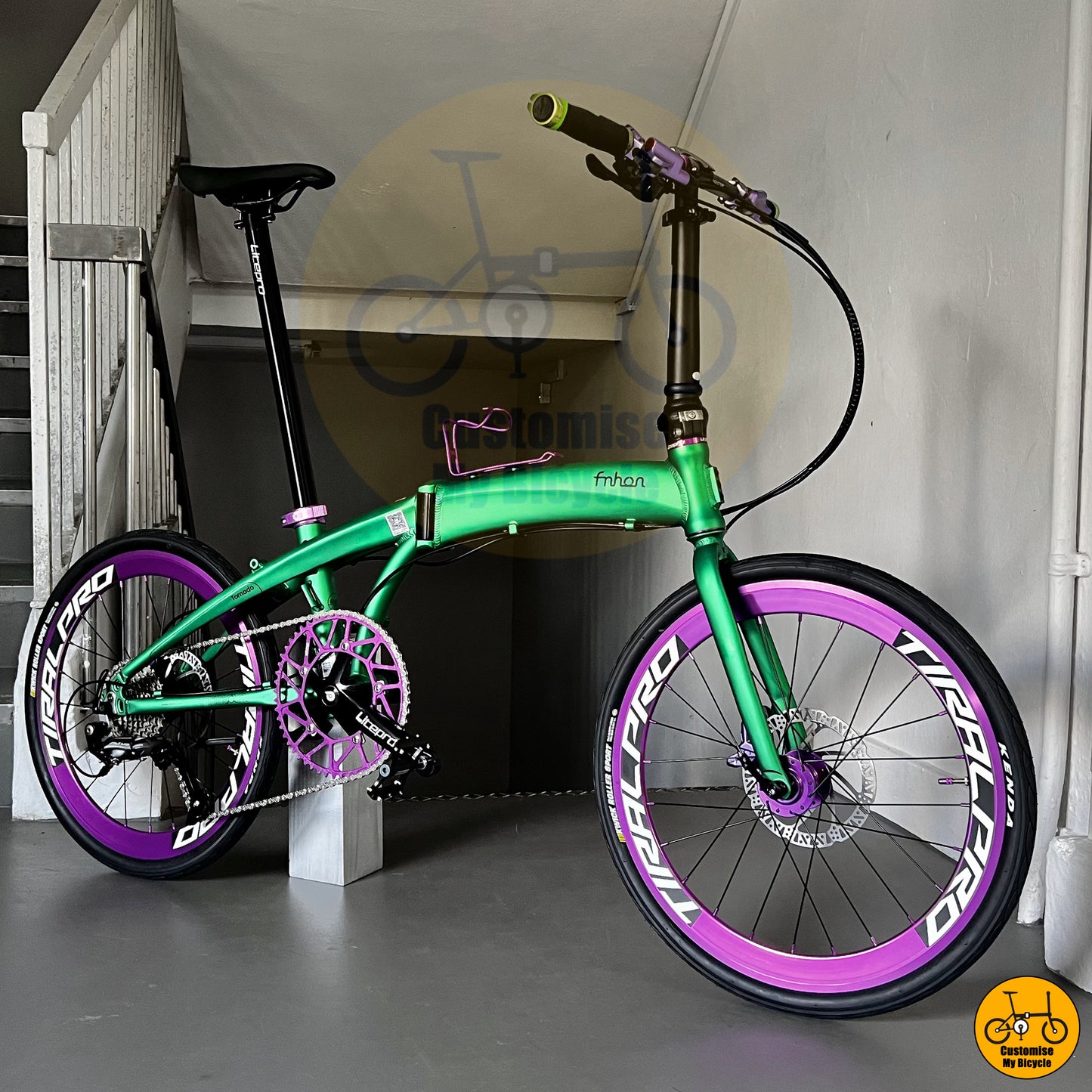 Custom-Made Fnhon Tornado 22-Inch Foldie β Stand Out with a One-of-a-Kind Design