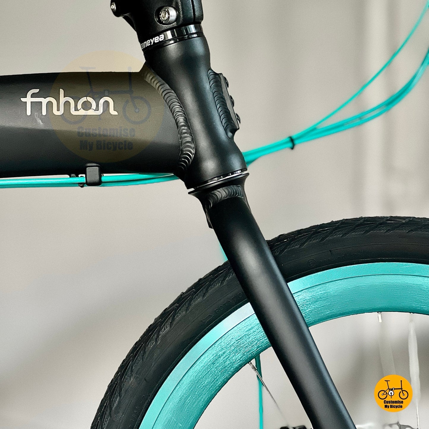 Bianchi green wheel foldie bike for city riding - Asia popular