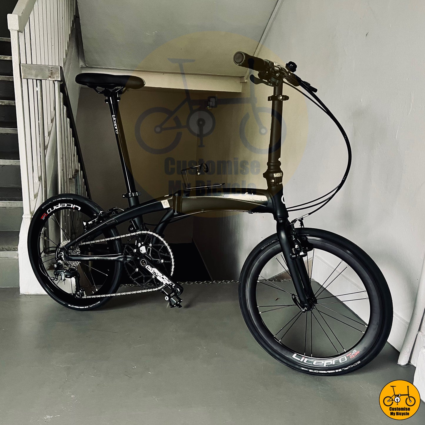 Compact & Portable Fnhon Tornado 22-Inch Folding Bike – Folds in Seconds