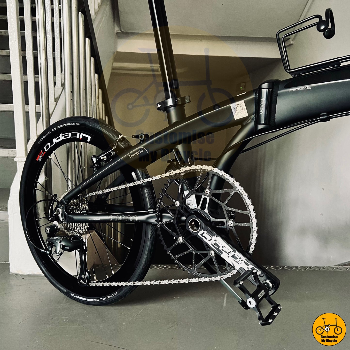 Eco-Friendly Fnhon Tornado 22-Inch Foldable Bicycle – Sustainable & Low-Carbon Transport