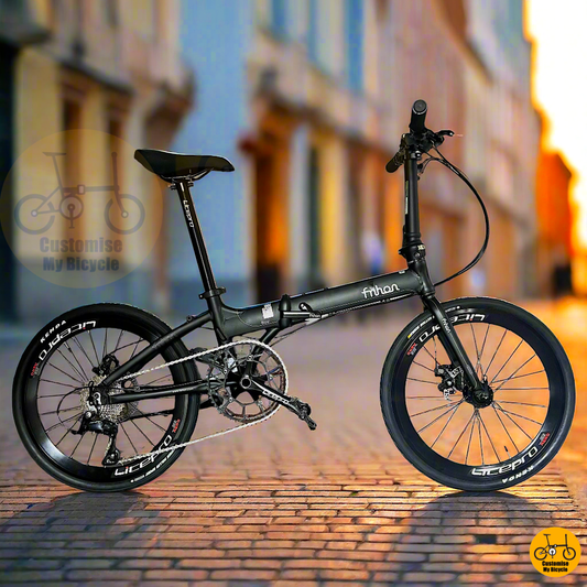 Fnhon Blast folding bike 22 inch matte black frame
