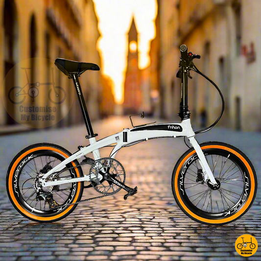 Fnhon Tornado 20 folding bicycle for Singapore PCN riders with tiagra and fast aero wheels