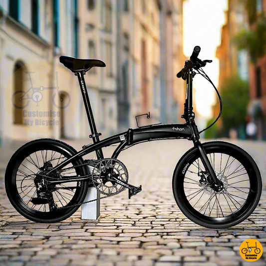 Fnhon Tornado 22” Batman Black – Sleek & Powerful Folding Bike
