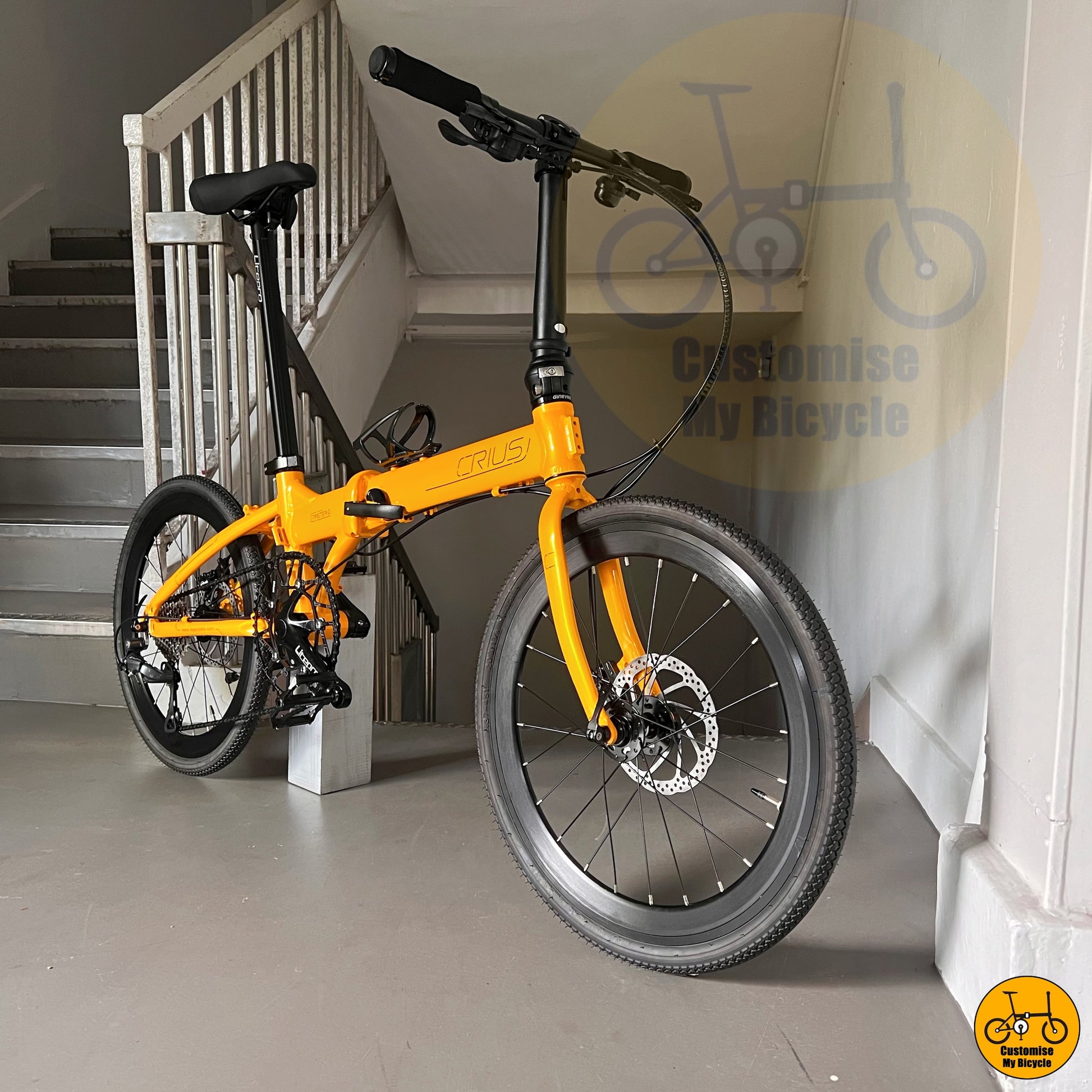 Bumblebee Yellow Crius Master 22-Inch Foldable Bicycle – A Striking & High-Performance Foldie
