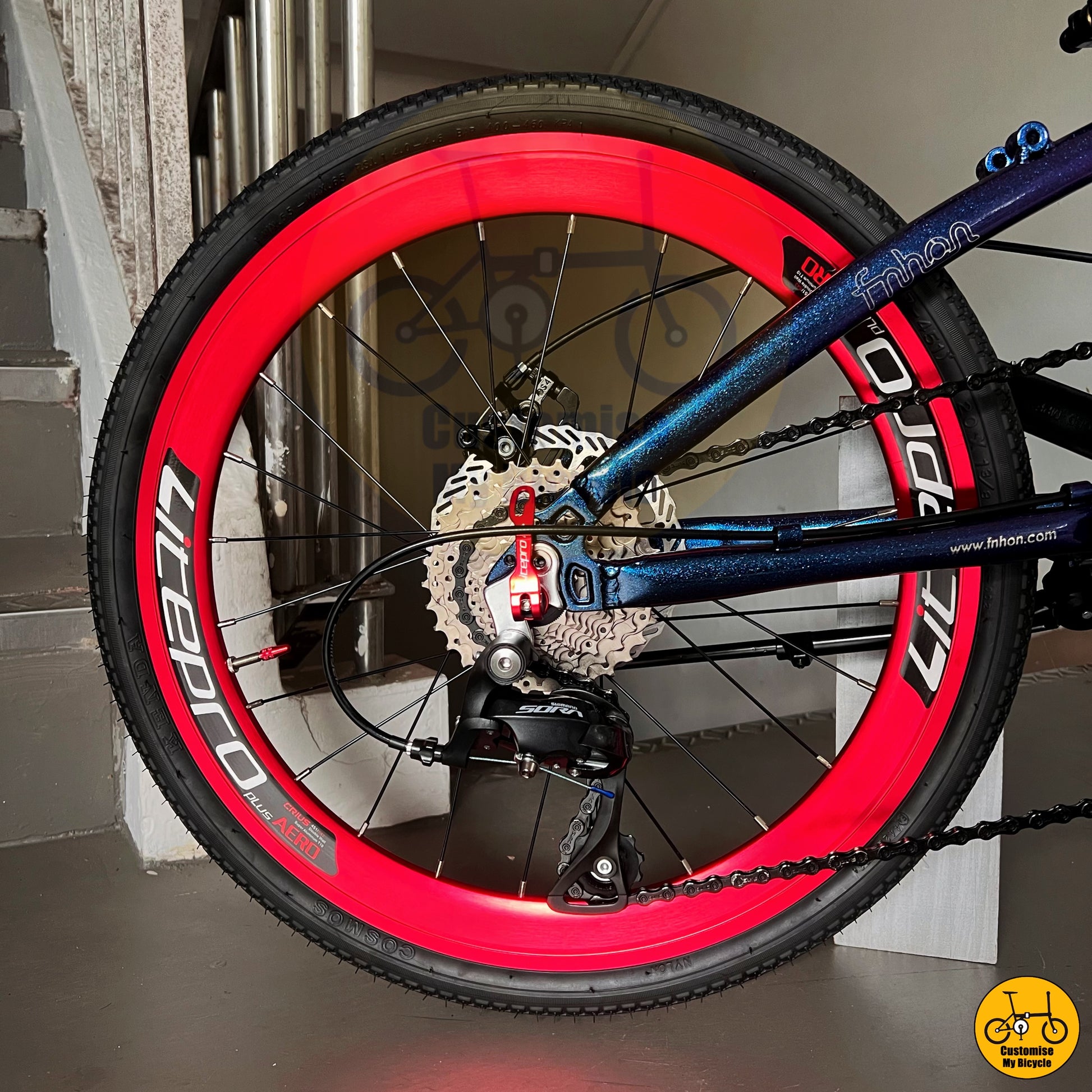 High-Performance Fnhon Blast 22-Inch Foldie – Litepro Upgrades & Shimano Sora Precision
