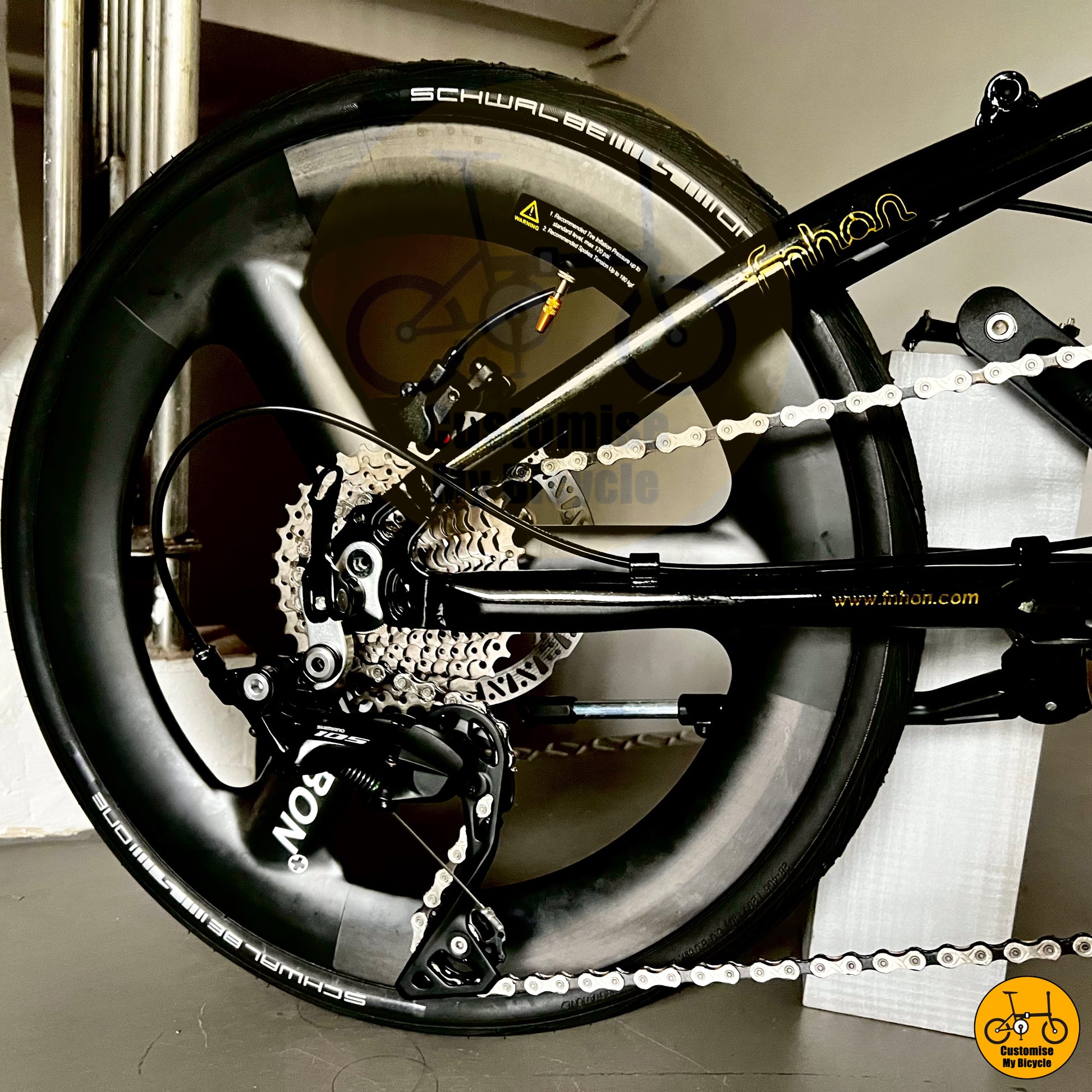 Shimano 105 Fnhon Blast 20” Folding Bike – Smooth & Precise City Cycling
