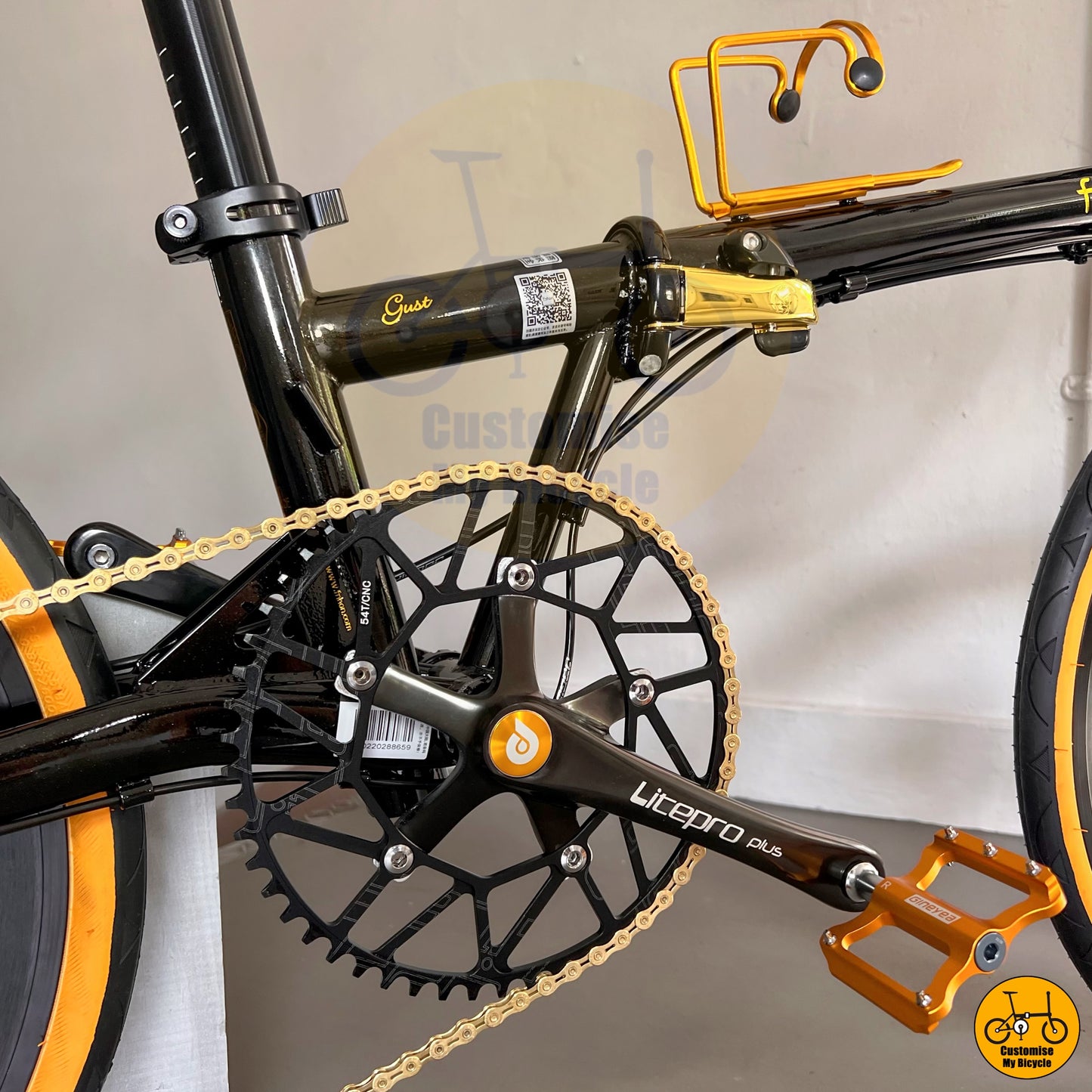 Fnhon Gust 22” • Shimano 9s • Black Gold