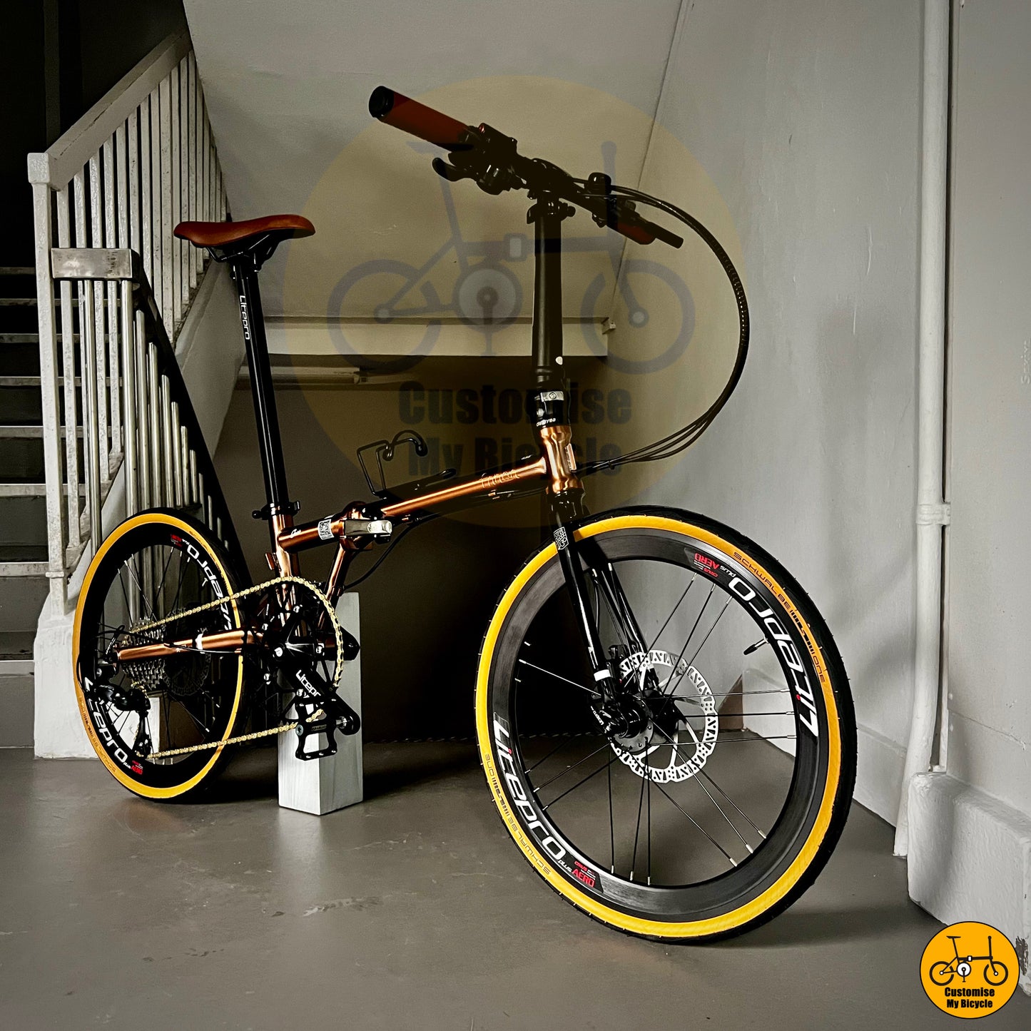 Fnhon Gust 20-inch Foldable Bicycle – Sleek Round Bar & Premium Paintwork
